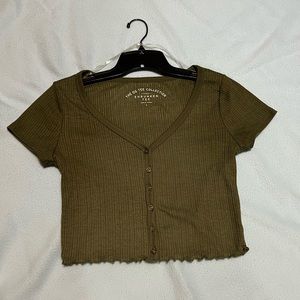 Shrunken tee, cropped